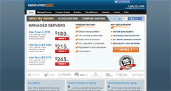 Desktop Screenshot of dedicatednow.com